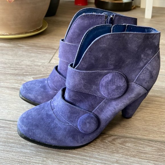 Hush Puppies Waterproof Genuine Suede Leather Sofia Ankle Boots - Picture 3 of 15